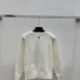 Dior Women's Authentic Luxury Cozy Knit Sweater with Intricate Sparkling Star Sequin Embellishment and Classic Crew Neck Design #B56278