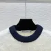 Dior Women's Luxury Fluffy Knit Logo Sweater  Featuring Contrast Christian Dior Signature Intarsia and Cozy Crew Neckline. #B56283