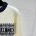 Dior Women's Luxury Fluffy Knit Logo Sweater  Featuring Contrast Christian Dior Signature Intarsia and Cozy Crew Neckline. #B56283