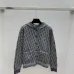Dior Women's Luxury Knit Hoodie Jacket, Featuring Signature Oblique Monogram Jacquard and Sporty Button-Up Silhouette with Hood. #B56286