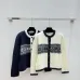 Dior Women's Luxury Monogram Zip-Up Knit Bomber Jacket, Featuring Signature Oblique Jacquard and Two Convenient Front Pockets. #B56282