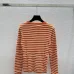 Dior Women's Striped Crewneck Knit Sweater with Star and Logo #B54785