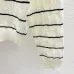 Dior Women's Striped Knit Sweater with Embossed Pattern and Logo #B54525