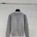 Fendi Women's Luxurious Lightweight Monogram Cardigan  Featuring Signature FF Logo Jacquard and Elegant Crew Neck Silhouette #B56303