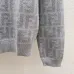 Fendi Women's Luxurious Lightweight Monogram Cardigan  Featuring Signature FF Logo Jacquard and Elegant Crew Neck Silhouette #B56303