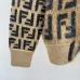 Fendi Women's Luxury High-Neck Sweater  Featuring Iconic All-Over FF Monogram Pattern and Cozy Fuzzy Knit Texture #B56301