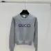 Gucci Women's Luxury Light Knit Monogram Sweater Featuring Bold Intarsia GUCCI Logo and Breathable Crew Neck Design #B56288