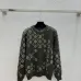 LV Women's Crewneck Sweaters  Monogram Pattern   Fair Isle Design in Dual Color Options for Luxury Fashion Lovers #B57742