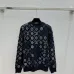 LV Women's Crewneck Sweaters  Monogram Pattern   Fair Isle Design in Dual Color Options for Luxury Fashion Lovers #B57742