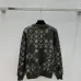 LV Women's Crewneck Sweaters  Monogram Pattern   Fair Isle Design in Dual Color Options for Luxury Fashion Lovers #B57742