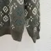 LV Women's Crewneck Sweaters  Monogram Pattern   Fair Isle Design in Dual Color Options for Luxury Fashion Lovers #B57742