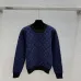 LV Women's Knitted Sweaters  Iconic Monogram Pattern in Dual Colors for Luxury Fashion Aficionados #B56261