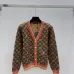 LV Women's Knitted Sweaters  Iconic Monogram Pattern in Dual Colors for Luxury Fashion Aficionados #B56262