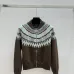 LV Women's Knitted Sweaters  Iconic Monogram Pattern in Dual Colors for Luxury Fashion Aficionados #B56267
