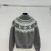LV Women's Knitted Sweaters  Iconic Monogram Pattern in Dual Colors for Luxury Fashion Aficionados #B56267
