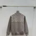 LV Women's Knitted Sweaters:  Iconic Monogram Pattern with Half   Zip Mock Neck for Luxury Fashion Enthusiasts #B56256