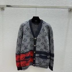 LV Women's  Sweaters  Monogram Pattern   Fair Isle Design in Dual Color Options for Luxury Fashion Lovers #B57744