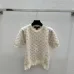Ladies LV Monogram Knit Short Sleeve Crew Neck Blouse #B62500