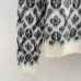 Louis Vuitton Women's Luxury Fuzzy Knit Cardigan  Featuring Iconic All-Over Monogram Jacquard and Cozy Crew Neck #B56295