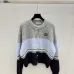 Miu Miu Striped Mohair Blend Cardigan with Embroidered Logo and Buttons #B54518