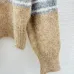 Miu Miu Striped Mohair Blend Cardigan with Embroidered Logo and Buttons #B54518