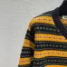 Miu Miu Women's Knitted Sweater  Vibrant Striped V   Neck Design with Intricate Patterns for Fashion   Forward Women #B56258