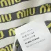 Miu Miu Women's Striped Logo Knit Sweater  Featuring Bold Miu Miu Intarsia Pattern and Comfortable Crew Neckline #B56313