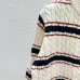 Miu Miu Women's Striped Logo Knit Sweater  Featuring Bold Miu Miu Intarsia Pattern and Comfortable Crew Neckline #B56314