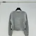 Prada Women's Argyle Cropped Cardigan with V-Neck and Button Front #B54520