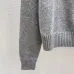 Prada Women's Knitted Sweater  Classic Grey Style with Orange Logo Embroidery for Luxury Fashion Fans #B56260