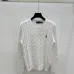 Ralph L Women's Classic Cable-Knit Crewneck Sweater with Embroidered Pony Logo #B54516