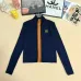 Special offer Miu Miu Women's Wool Zip  up Sweaters: Trendy Mock Neck Design with Brand Embroidery for Online #B54821