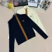 Special offer Miu Miu Women's Wool Zip  up Sweaters: Trendy Mock Neck Design with Brand Embroidery for Online #B54821