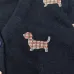 Thom Browne Women's Cardigans Adorable Dachshund - Embroidered Styles with Signature Stripes for Fashion Lovers #B54824