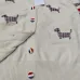 Thom Browne Women's Cardigans Adorable Dachshund - Embroidered Styles with Signature Stripes for Fashion Lovers #B54824