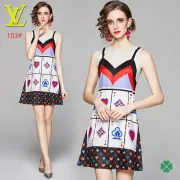 2021 Louis vuitton printed dress #99905719