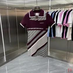 Casablanca Style Knit Polo Midi Dress, S-XL #B63515