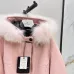 Moncel Latest classic celac cut waist ski suit Fox big fur collar #B54806