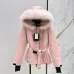 Moncel Latest classic celac cut waist ski suit Fox big fur collar #B54806