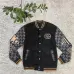 Premium Luxury GUCCI Monogram Embroidered Patchwork Fashion Varsity Bomber Jacket #B62497