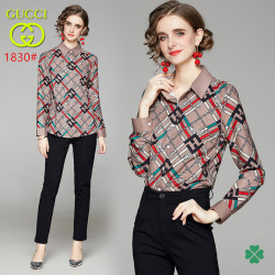 Gucci New printed shirt for women #99905733
