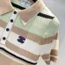 Chanel Monogram Knit Short Sleeve Crew Neck Blouse #B63652