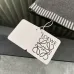 LOEWE Vibrant Grey Knit Halter Top with Iconic White Quatrefoil Motif and Striped Hem for Effortless Chic Style one size #B54180