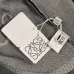 LOEWE Vibrant Grey Knit Halter Top with Iconic White Quatrefoil Motif and Striped Hem for Effortless Chic Style one size #B54180