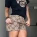 2025 Special Price Gucci Style Logo T-Shirt & Monogram Shorts Set - Designer Women's Summer Outfit #B54105