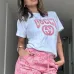 2025 Special Price Gucci Style Logo T-Shirt & Monogram Shorts Set - Designer Women's Summer Outfit #B54105