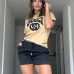 2025 Special Price Gucci Style Logo T-Shirt & Monogram Shorts Set - Designer Women's Summer Outfit #B54105