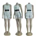 ALO Yoga Inspired Crop Tank & Shorts Set - Athletic Lounge Wear #B54104