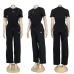 Alo Yoga Women's Loungewear Sets  Signature Logo Design in Black   White with Comfortable Fit for Active Fashionistas #B57305