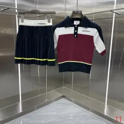 Casablanca Style Knit Polo Top & Skirt Set, S-XL #B63512 Casablanca Style Knit Polo Top & Skirt Set, S-XL #B63512